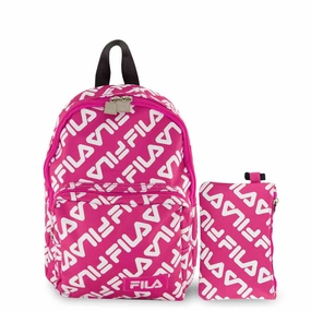 FILA - Hermosa 2 Piece Bacpack with Pouch Set (FL-BP-2456-FS) Durable Support Smart Pocket