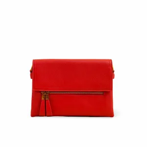 Red Women Formal Shoulder Bag P36362 Refined Craft