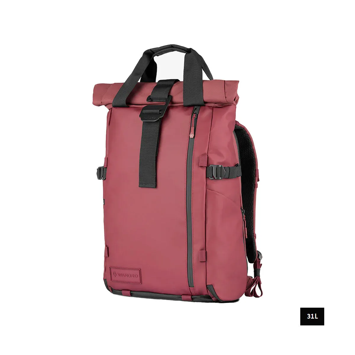 Wandrd : PRVKE V4 Backpack : Rhone Burgundy Minimal Edge Secure Storage