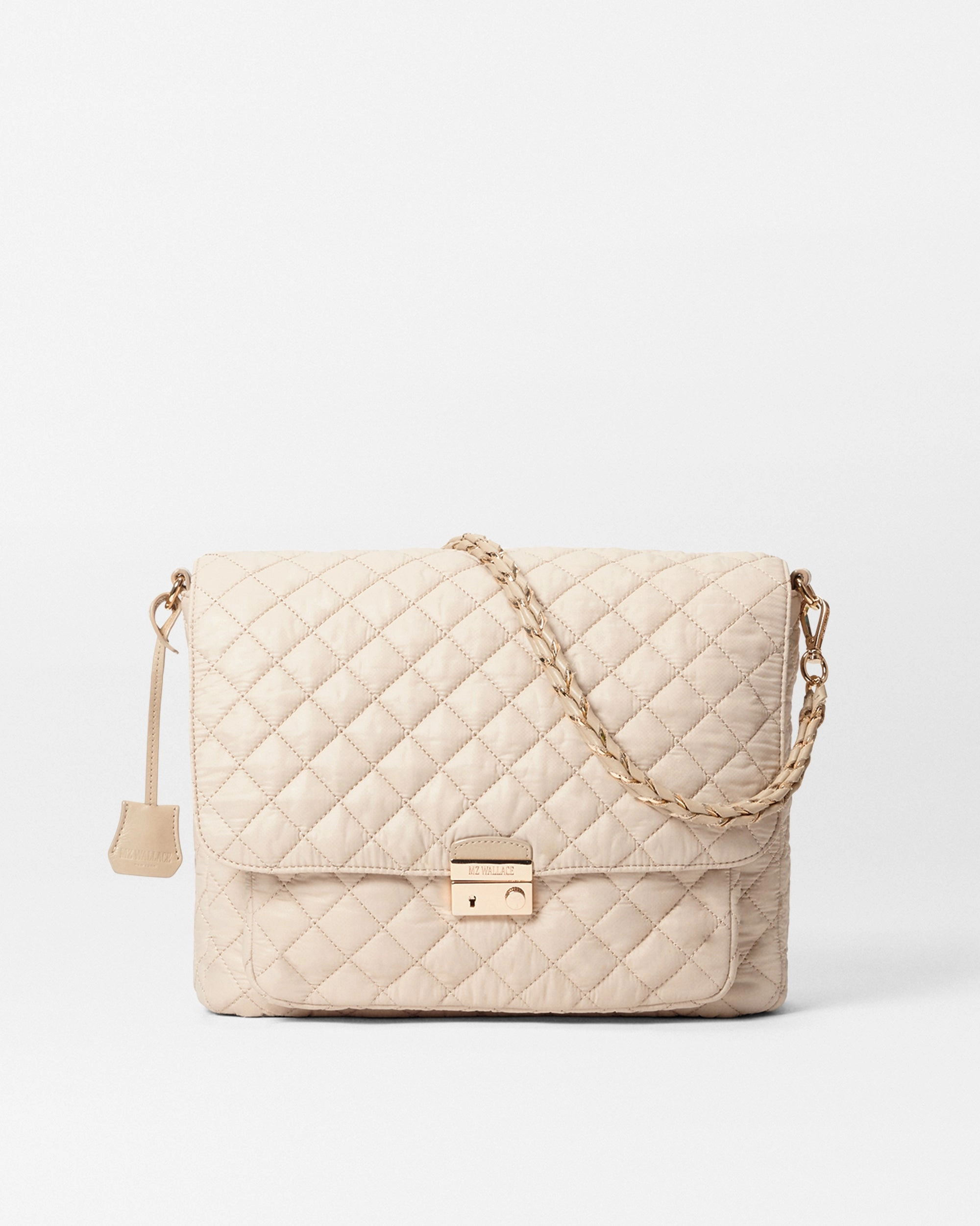 Buff Large Crosby Lock Crossbody Modern Organizer