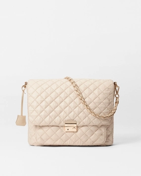 Buff Large Crosby Lock Crossbody Modern Organizer