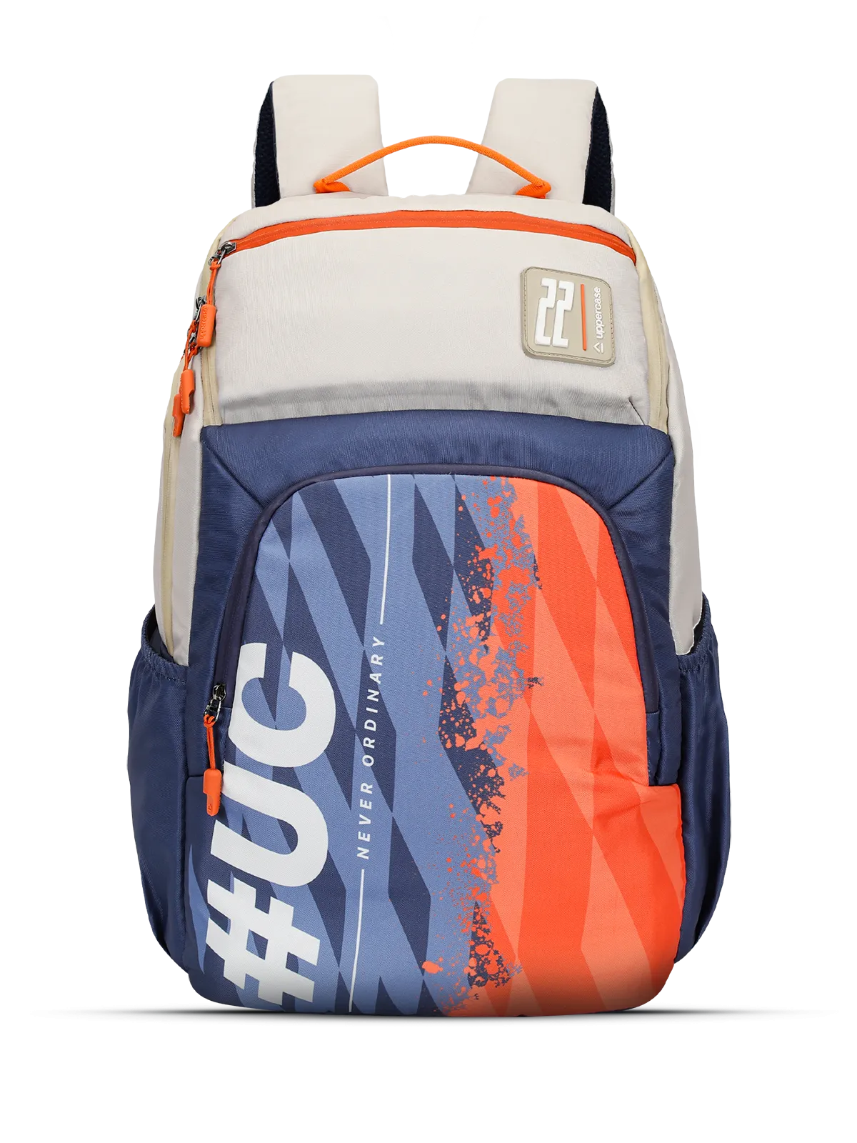 College Routine Modern Edge Campus 04 2024 Blue Beige Backpack