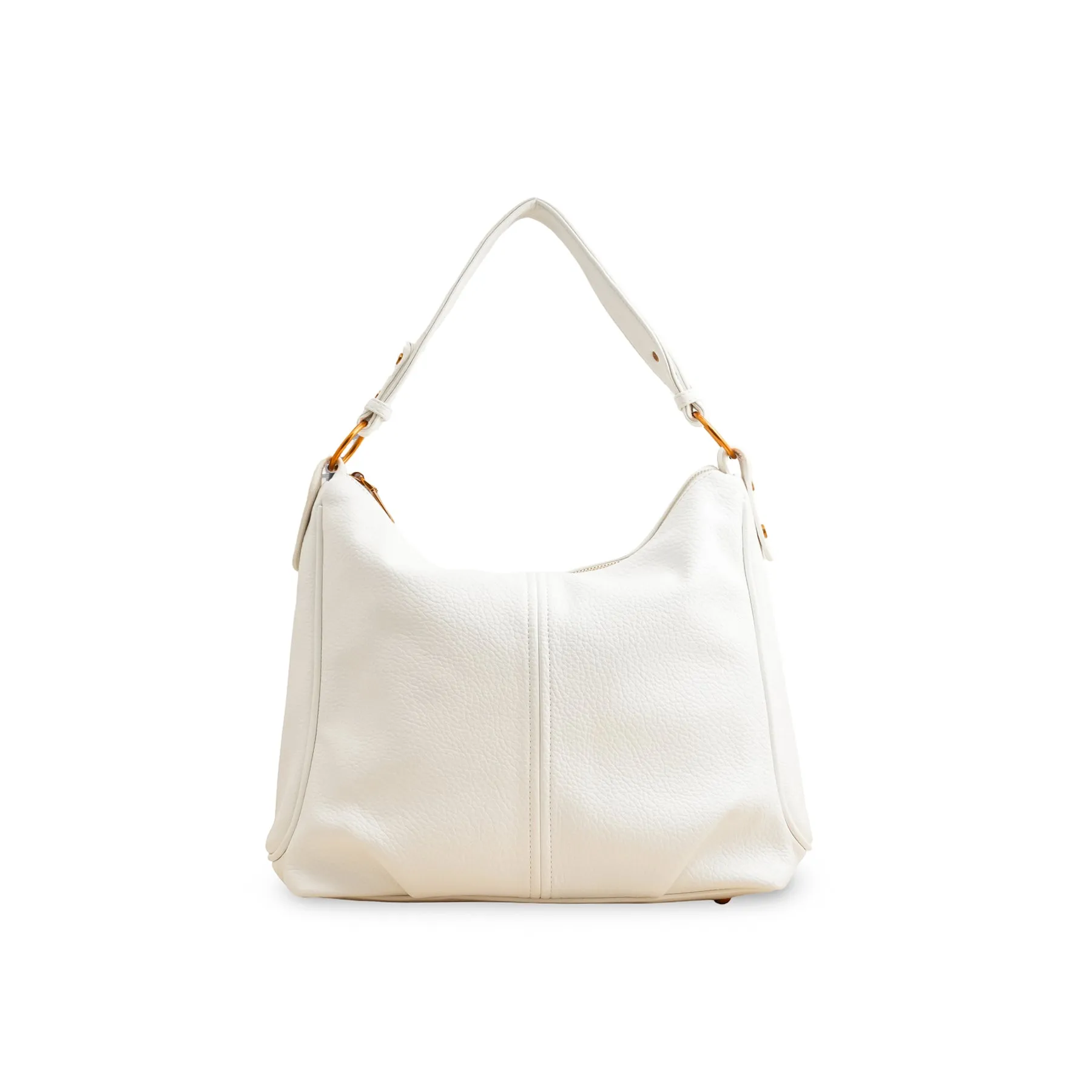 White Formal Shoulder Bag P36360 Smooth Finish Day Tripper