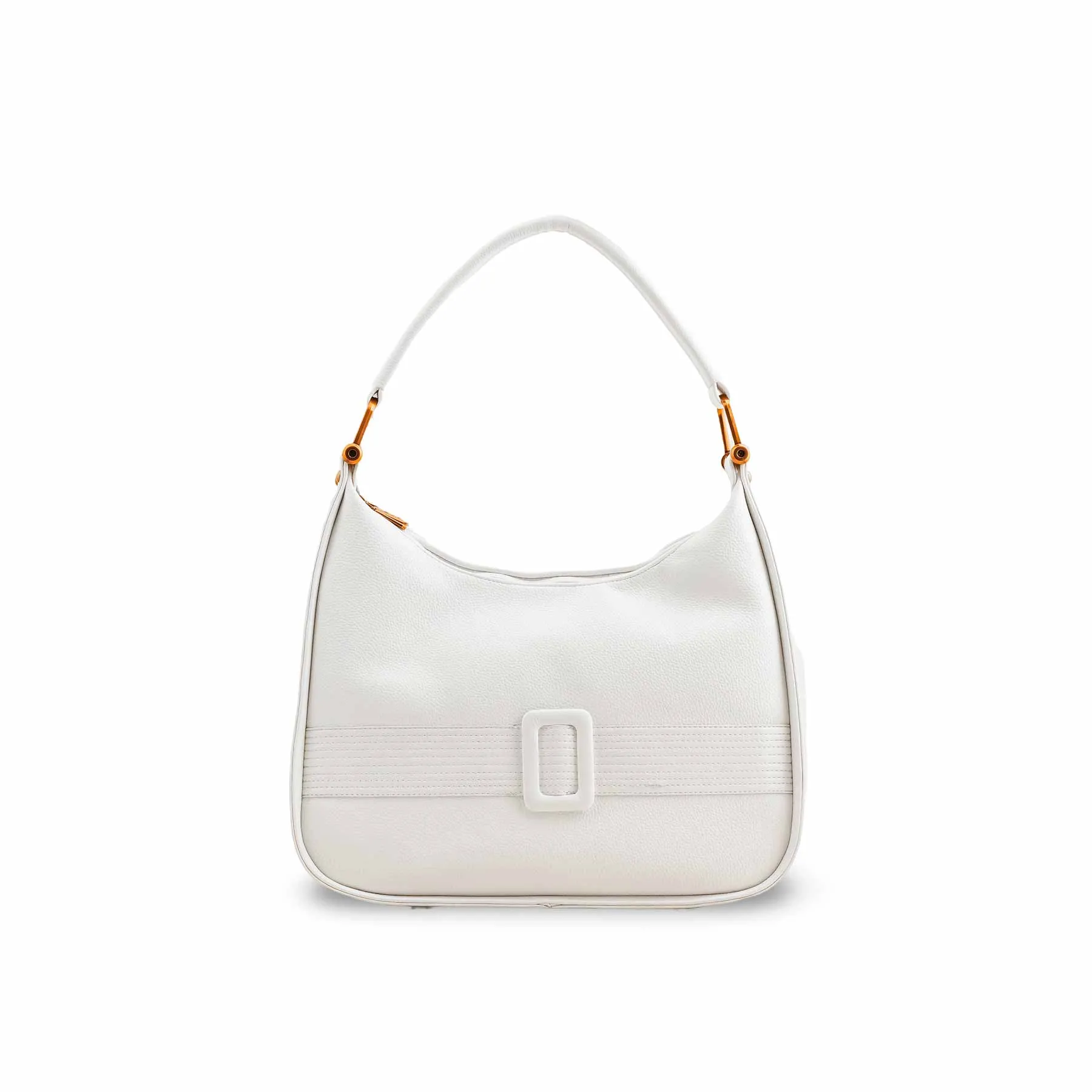 White Formal Shoulder Bag P36382 Premium Feature