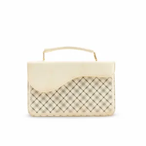 White Formal Shoulder Bag P55643 Casual Shopper