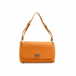 Functional Handbag Yellow Casual Shoulder Bag For Women P55817